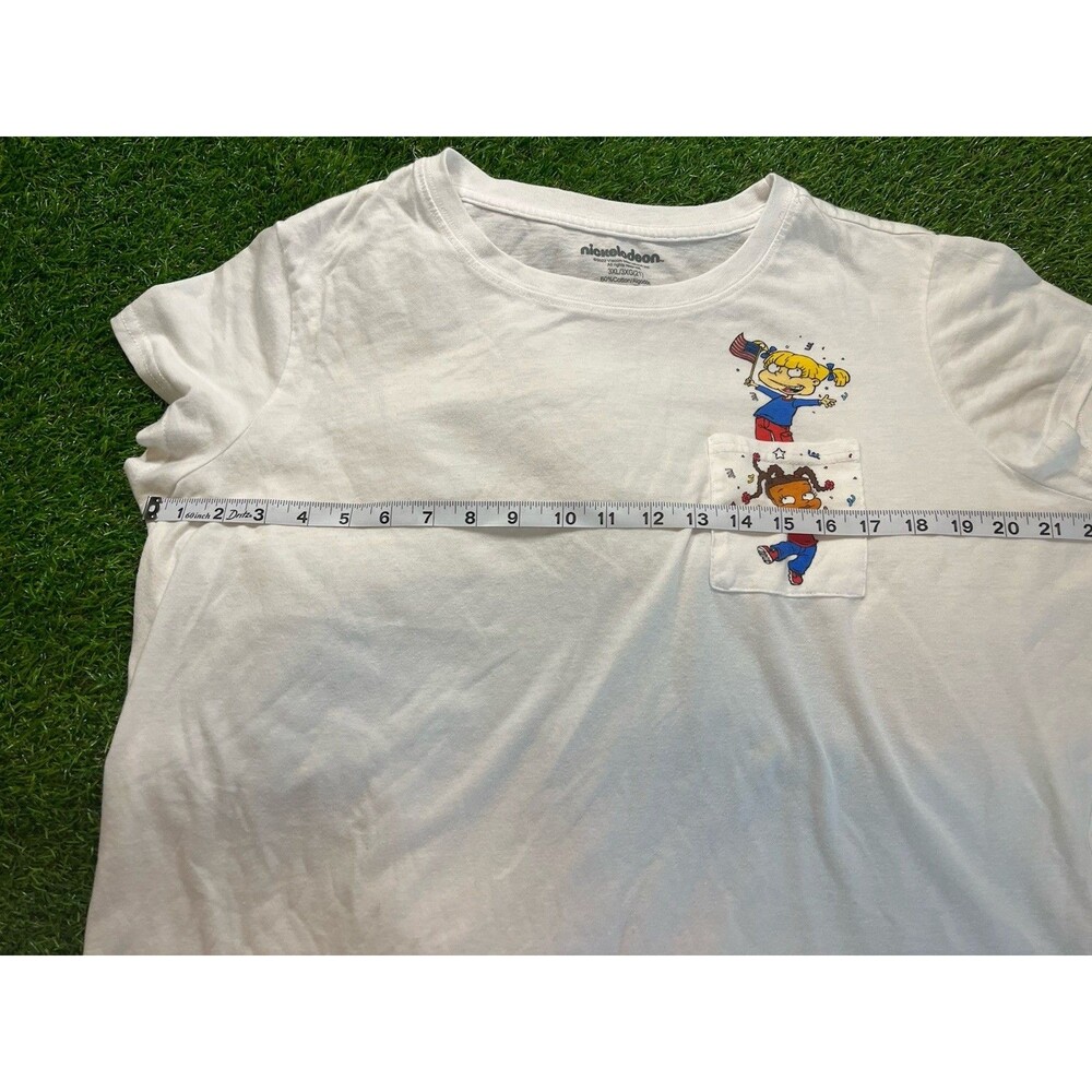 Nickelodeon Rugrats Angelica Susie Tee 3XL USA Flag Patriotic Graphic Shirt EUC - Picture 3 of 5